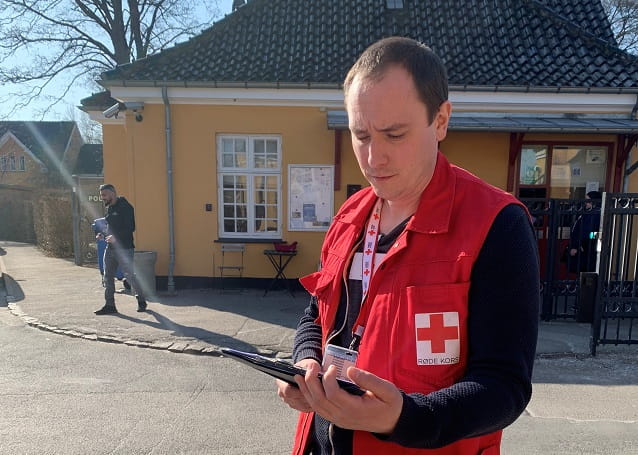 Michael Baneborg - Dansk Røde Kors centermedarbejder og TR - privatfoto