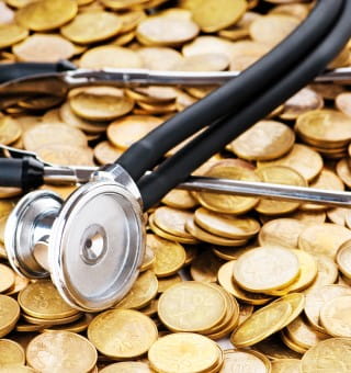 Penge og stetoskop