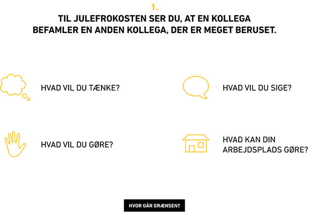 Dialogkort om julefrokost