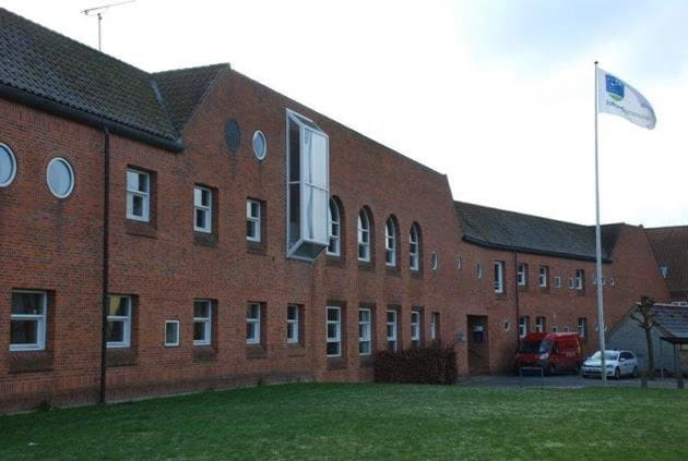 Administrationsbygningen udefra i Lolland Kommune