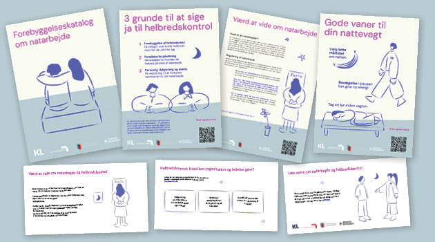 Natarbejde - materialer