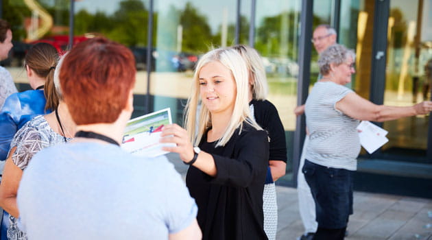 Fra en tidligere indsamling på Energinet i Fredericia