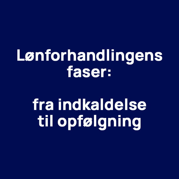 Lønforhandlingens faser