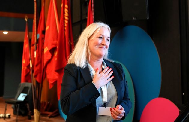 Anja C. Jensen på HK Danmarks kongres 2021
